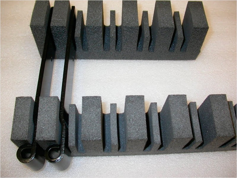 Zahnleisten Schaumstoffverpackung für Scharniere