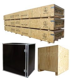 Holzkistenfertigung-Transport