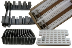 Gefache und Separatoren aus Schaumstoffen