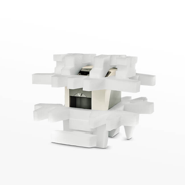 Schaumstoffverpackungen weiss